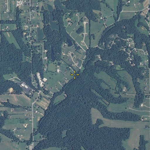 Aerial/Satellite Image of Lamb Run, IN