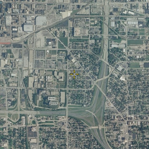 Aerial/Satellite Image of Latin School, IN