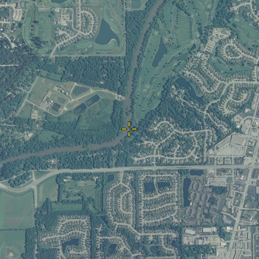 Aerial/Satellite Image of Light Branch, IN