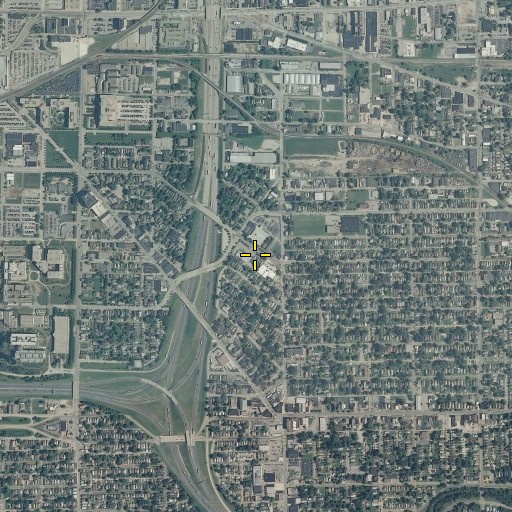 Aerial/Satellite Image of Henry W Longfellow Junior High School, IN