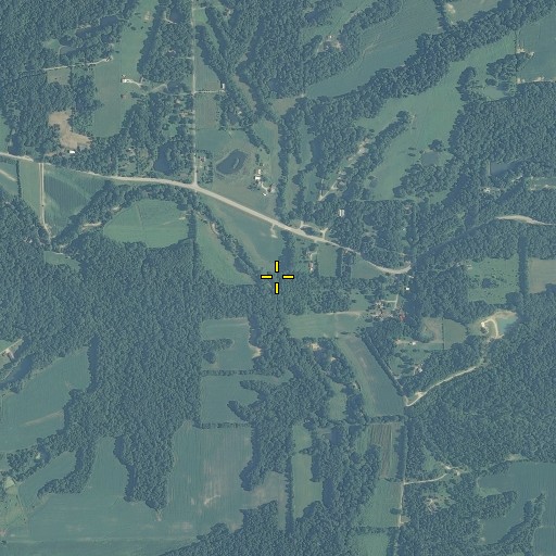 Aerial/Satellite Image of Lost Creek, IN