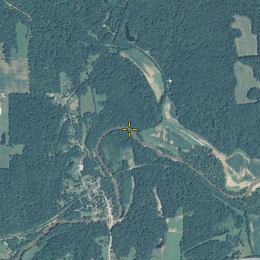 Aerial/Satellite Image of Maiden Run, IN