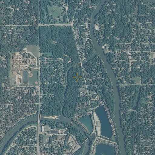 Aerial/Satellite Image of Marott Park, IN