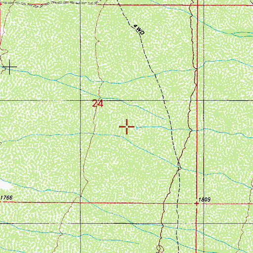 Topographic Map of El Tiro Wash, AZ