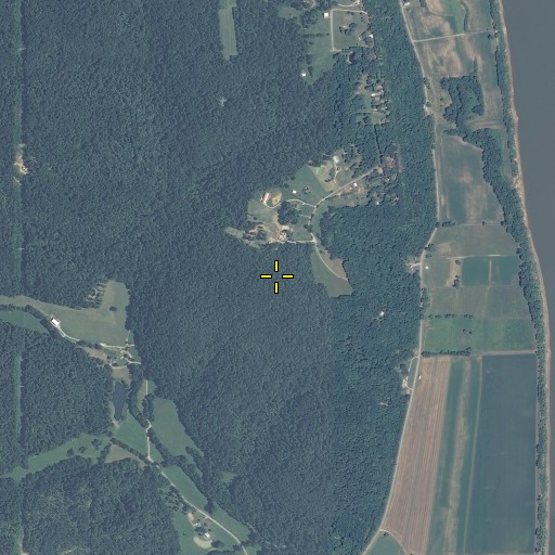 Aerial/Satellite Image of McHarry Hill, IN