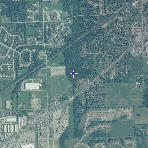 Aerial/Satellite Image of Mock Creek, IN
