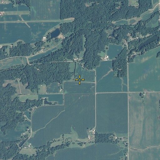 Aerial/Satellite Image of Moore Hill, IN
