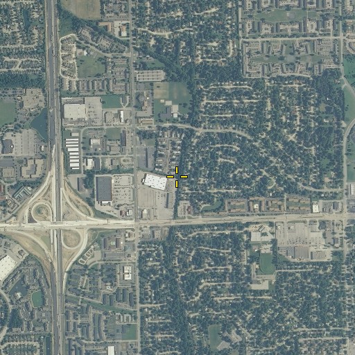 Aerial/Satellite Image of Mud Run, IN