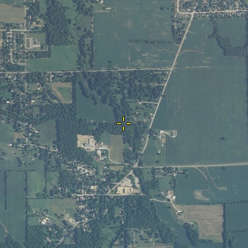 Aerial/Satellite Image of Newton Branch, IN