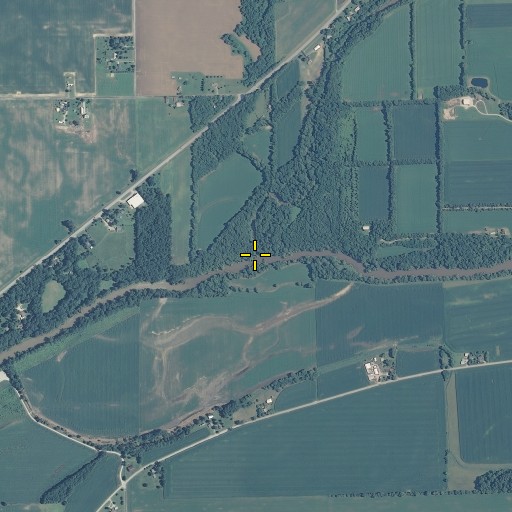 Aerial/Satellite Image of Pipe Creek, IN