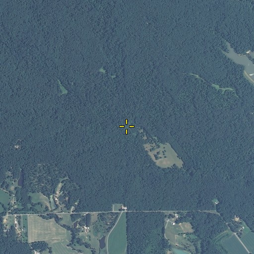 Aerial/Satellite Image of Right Drain, IN