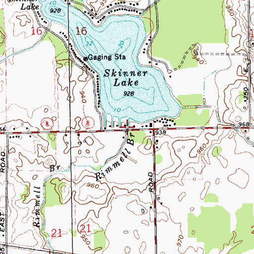 Topographic Map of Rimmell Branch, IN