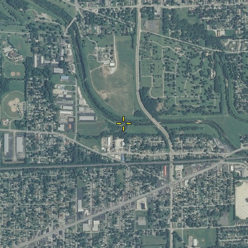 Aerial/Satellite Image of Ristow Branch, IN