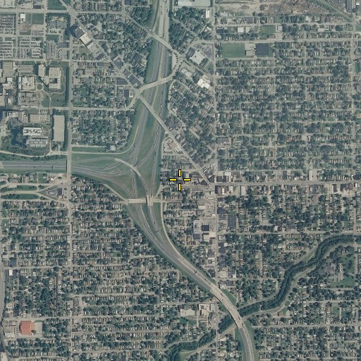 Aerial/Satellite Image of Saint Patricks School, IN