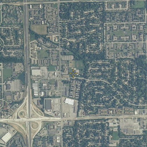 Aerial/Satellite Image of Jonathan Jennings Elementary School, IN