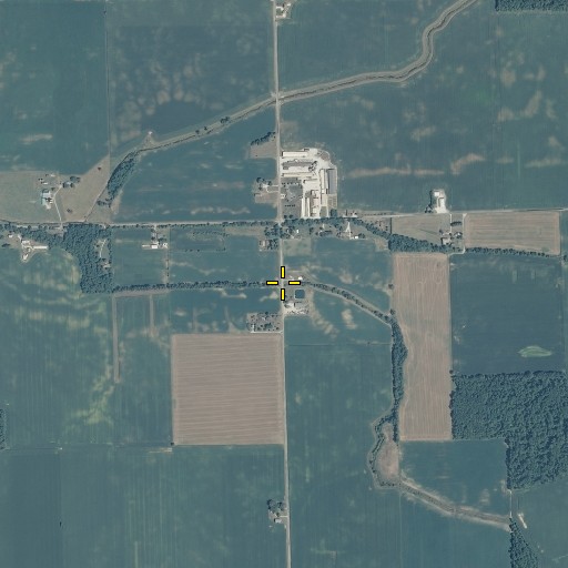 Aerial/Satellite Image of Sharp Ditch, IN