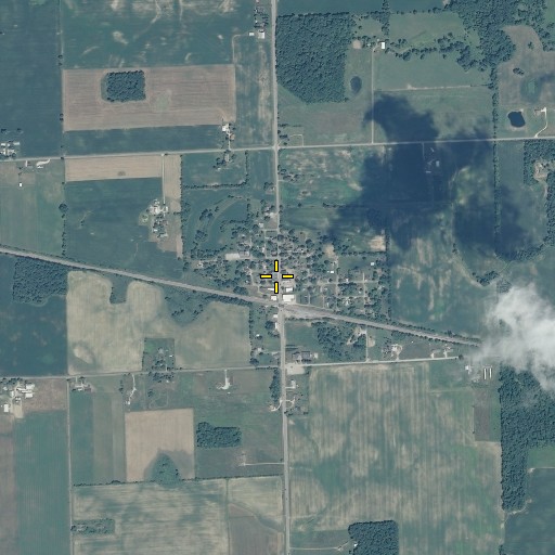Aerial/Satellite Image of Sidney, IN