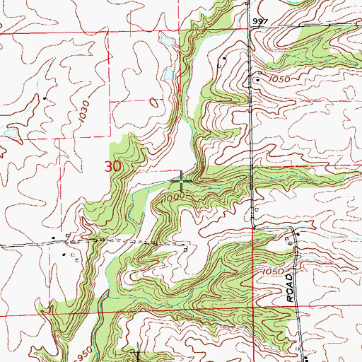 Topographic Map of Silver Creek, IN