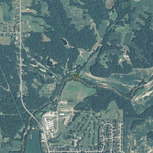 Aerial/Satellite Image of Snyder Branch, IN