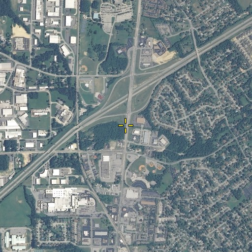 Aerial/Satellite Image of Tabor Run, IN