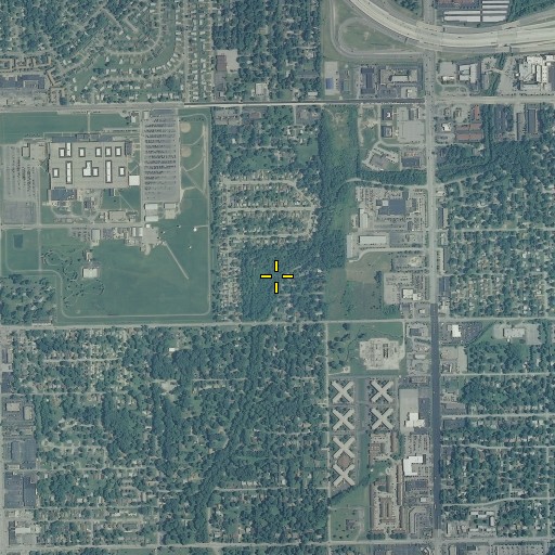 Aerial/Satellite Image of Windsor Branch, IN