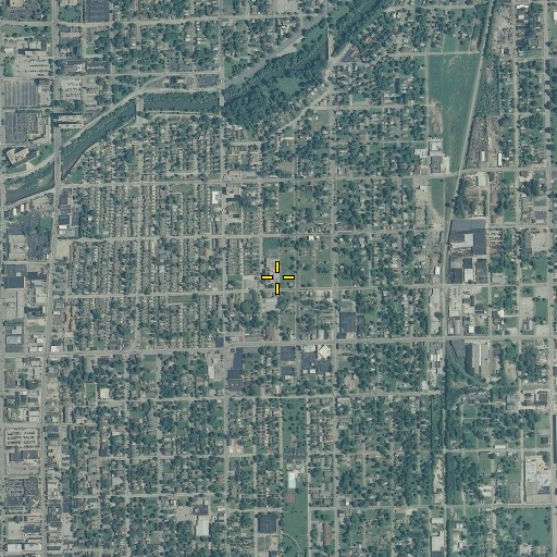 Aerial/Satellite Image of William Watson Woolen Elementary School, IN