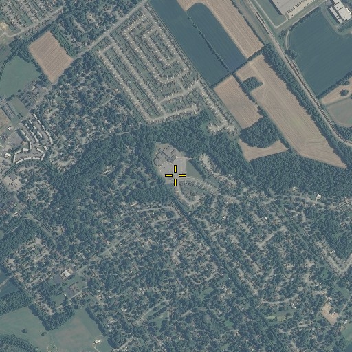 Aerial/Satellite Image of Riverside Elementary School, IN