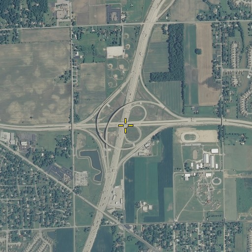 Aerial/Satellite Image of Interchange 49, IN