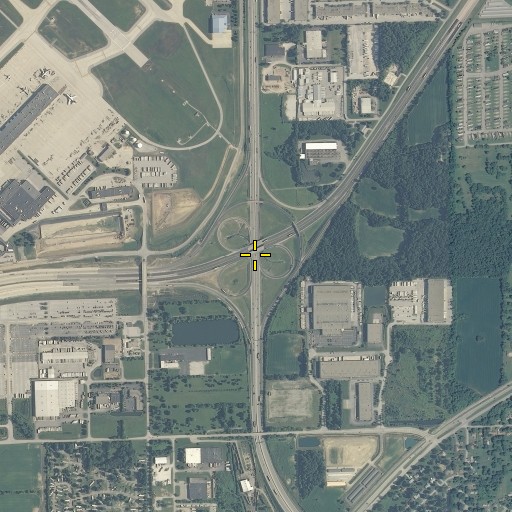 Aerial/Satellite Image of Interchange 9, IN