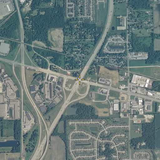 Aerial/Satellite Image of Interchange 47, IN