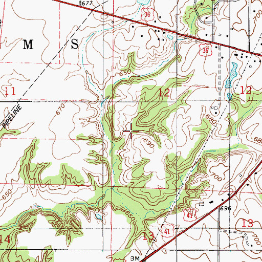Topographic Map of Rockville Training Center, IN