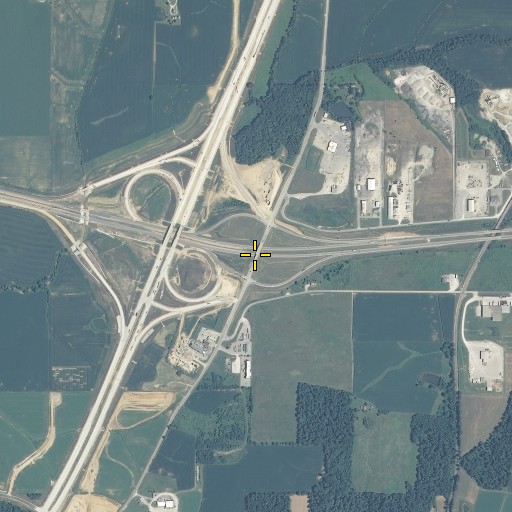 Aerial/Satellite Image of Interchange 57, IN