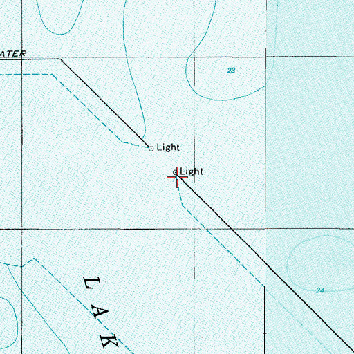Topographic Map of Calumet Harbor Entrance South Side Light, IN