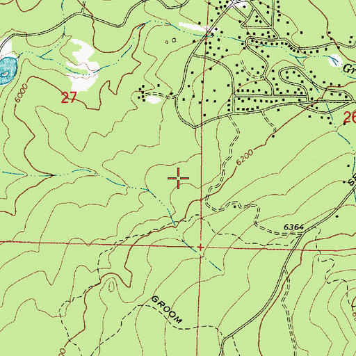 Topographic Map of Phoenix YMCA Camp, AZ