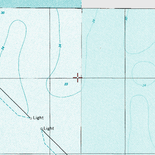 Topographic Map of Calumet Bar, IN