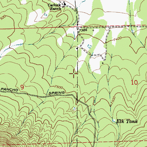 Topographic Map of Butler Tak, AZ