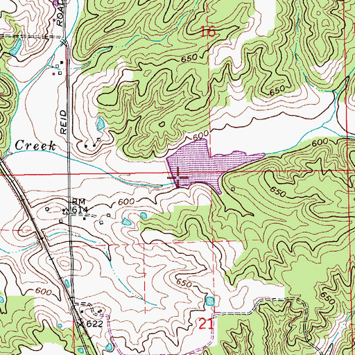 Topographic Map of Stucker Fork Structure Number 4, IN