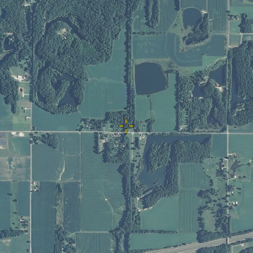 Aerial/Satellite Image of Asherville, IN