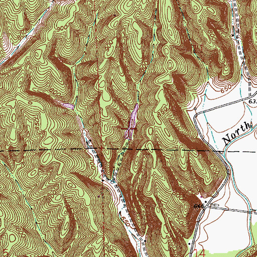 Topographic Map of Nicewander Lake Dam, IN