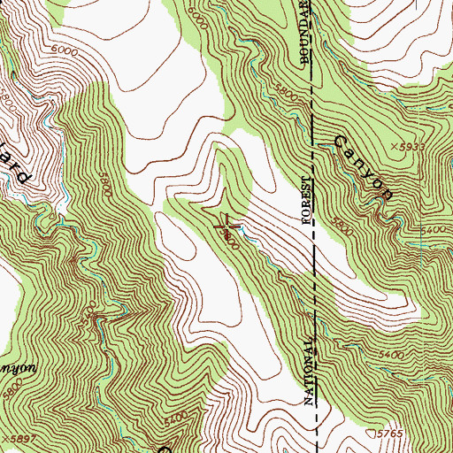 Topographic Map of Gavilan Tank, AZ