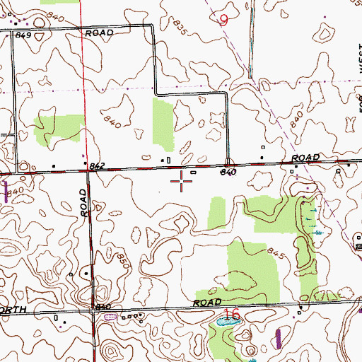 Topographic Map of WTCA-AM (Plymouth), IN