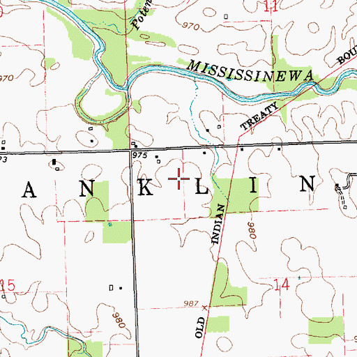 Topographic Map of WILO-AM (New Albany), IN