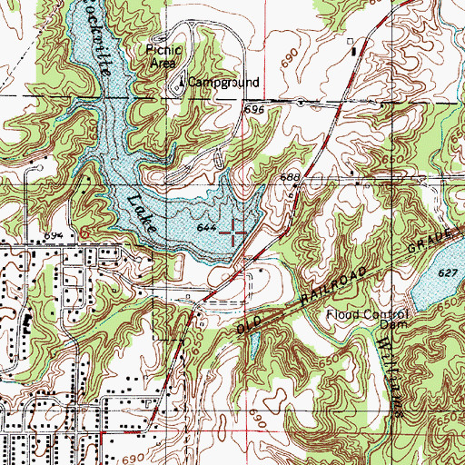 Topographic Map of Little Raccoon Structure Number 2-C, IN