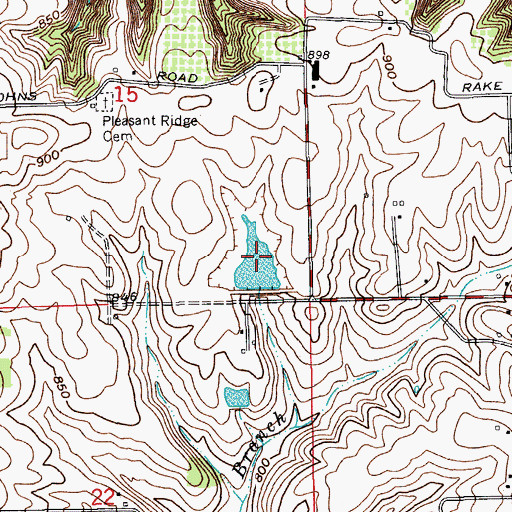Topographic Map of Stumbler Lake, IN