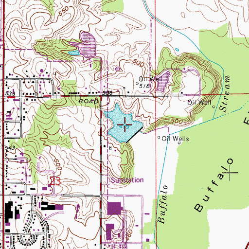 Topographic Map of Lottes Lake, IN