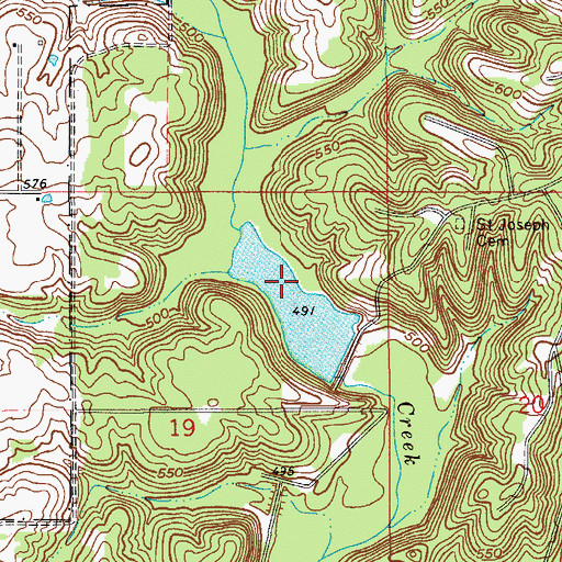 Topographic Map of Seed Tick Lake, IN
