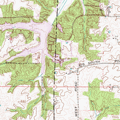 Topographic Map of Lake William, IN