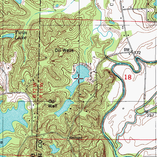 Topographic Map of William Hamilton Lake, IN