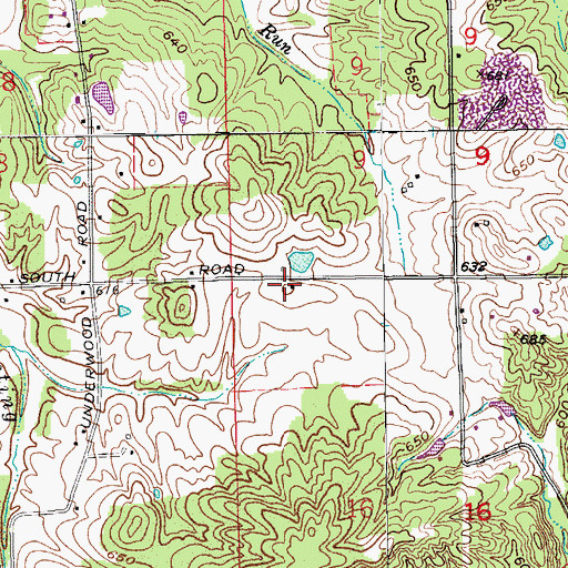 Topographic Map of WMPI-FM (Scottsburg), IN