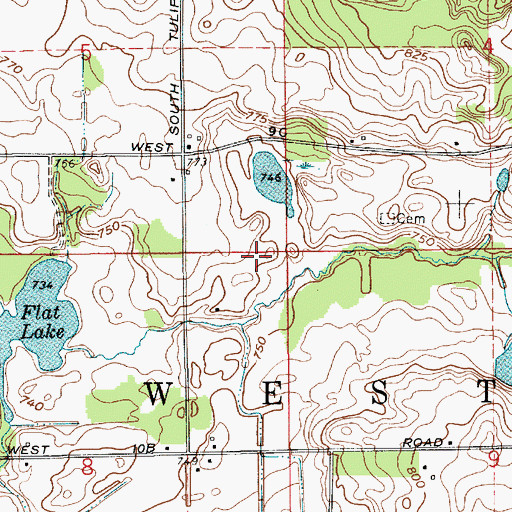 Topographic Map of Gibson Airport (historical), IN
